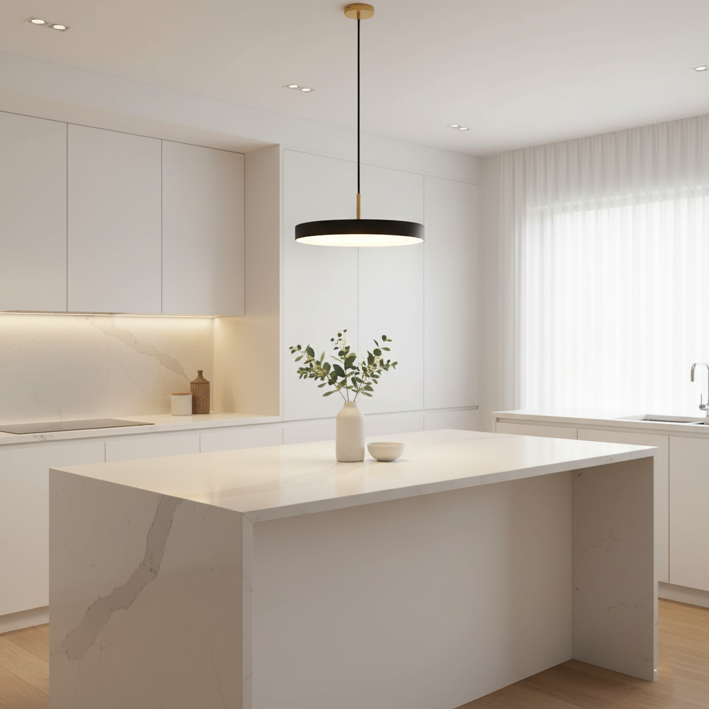 Suspension Luminaire LED Design Moderne Aluminium Acrylique