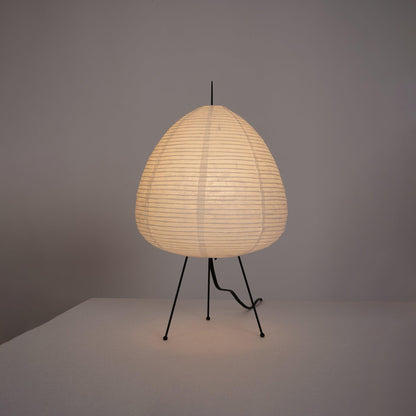 Lampe de Table Design Japonais en Papier de Mûrier – Lumière Douce