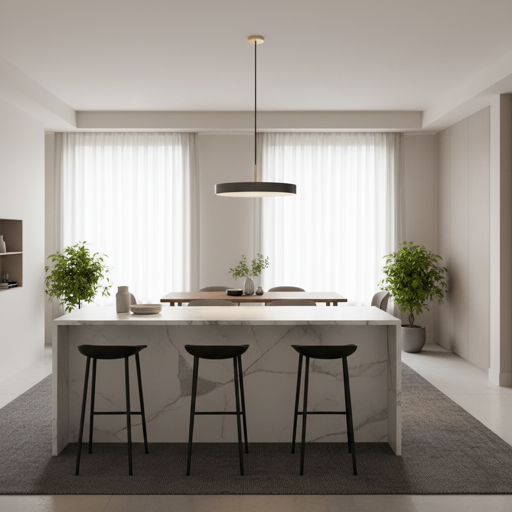 Suspension Luminaire LED Design Moderne Aluminium Acrylique