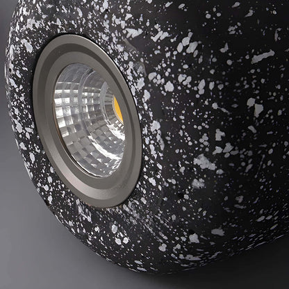 Lampe Pendante Industrielle Ciment Verre – Éclairage Design Moderne