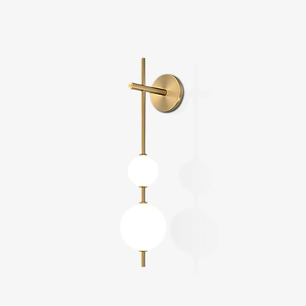 Applique Murale Verticale Globe Verre – Éclairage Design Moderne Intérieur