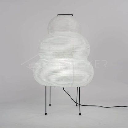 Lampe de Table Design Japonais en Papier de Mûrier – Lumière Douce