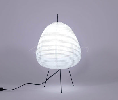 Lampe de Table Design Japonais en Papier de Mûrier – Lumière Douce