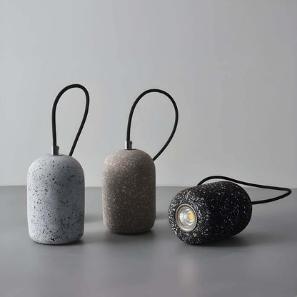 Lampe Pendante Industrielle Ciment Verre – Éclairage Design Moderne