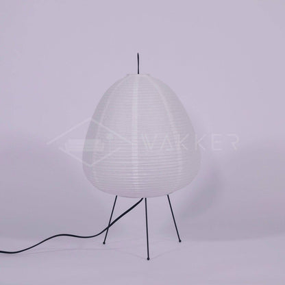 Lampe de Table Design Japonais en Papier de Mûrier – Lumière Douce
