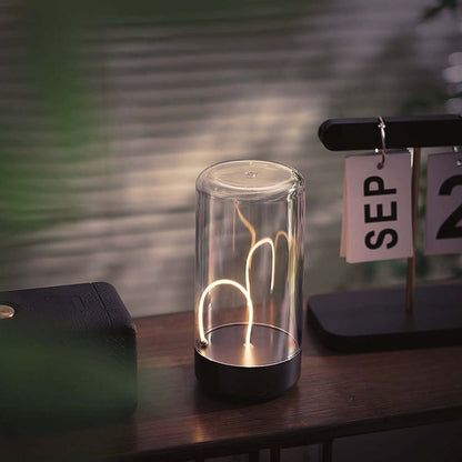 Lampe de Table LED Design Magnétique - Éclairage Sans Fil Rechargeable