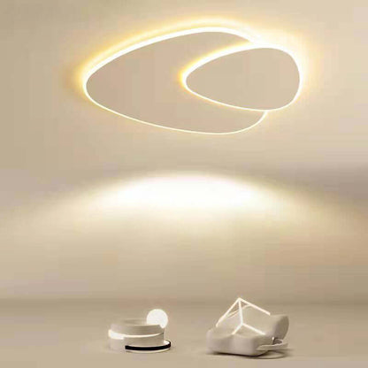 Plafonnier LED Moderne Élégant - Design Feuilles Elliptiques Salon Chambre