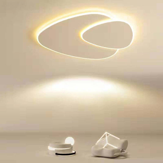 Plafonnier LED Moderne Élégant - Design Feuilles Elliptiques Salon Chambre