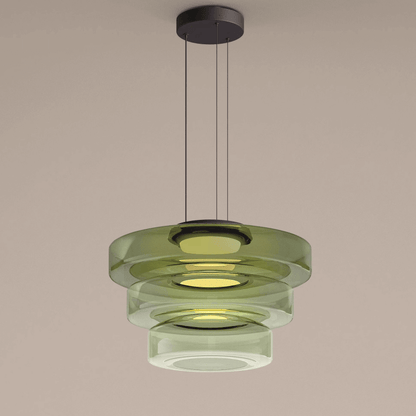 Suspension Luminaire Design en Verre Éclatant - Style Moderne Intérieur