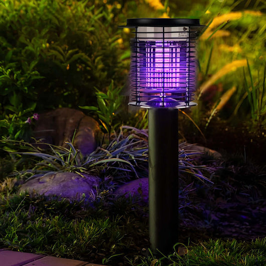 Lampe Anti-Moustiques Solaire USB LED - Étanche Extérieur Intérieur