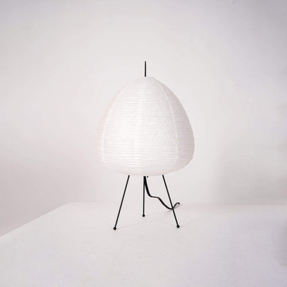 Lampe de Table Design Japonais en Papier de Mûrier – Lumière Douce