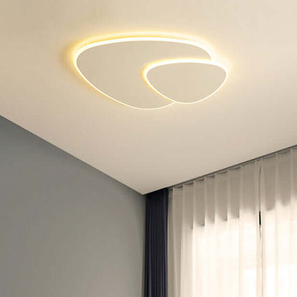 Plafonnier LED Moderne Élégant - Design Feuilles Elliptiques Salon Chambre