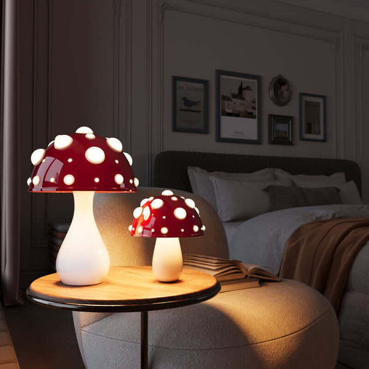 Lampe de Table Design Champignon LED Dimmable - Lumière Ambiance Cosy