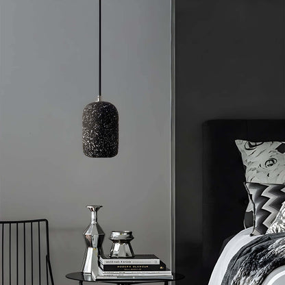 Lampe Pendante Industrielle Ciment Verre – Éclairage Design Moderne