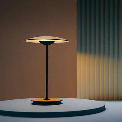 Lampe de Table Design Champignon en Métal avec LED Intégrée