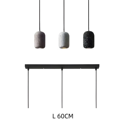 Lampe Pendante Industrielle Ciment Verre – Éclairage Design Moderne