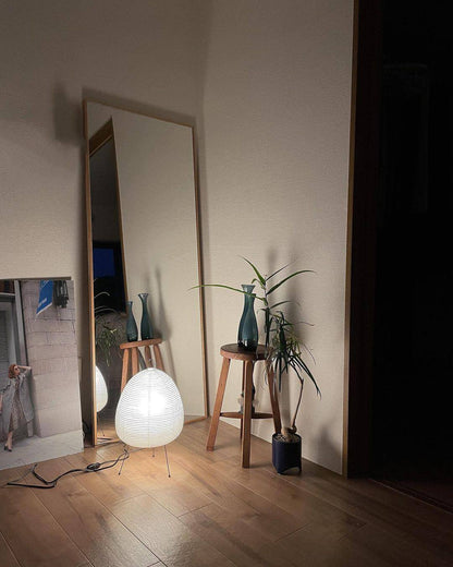 Lampe de Table Design Japonais en Papier de Mûrier – Lumière Douce