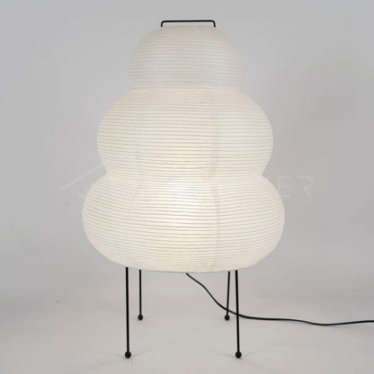Lampe de Table Design Japonais en Papier de Mûrier – Lumière Douce