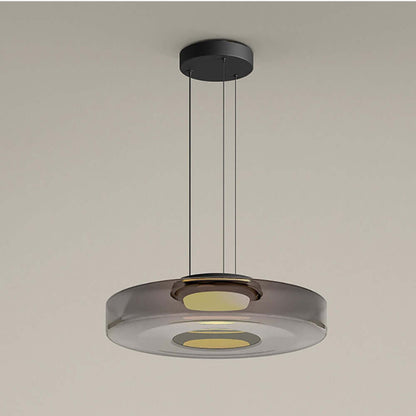 Suspension Luminaire Design en Verre Éclatant - Style Moderne Intérieur