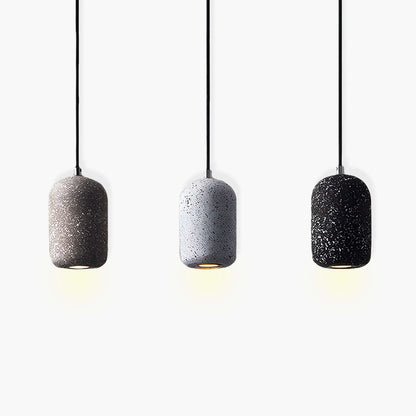 Lampe Pendante Industrielle Ciment Verre – Éclairage Design Moderne